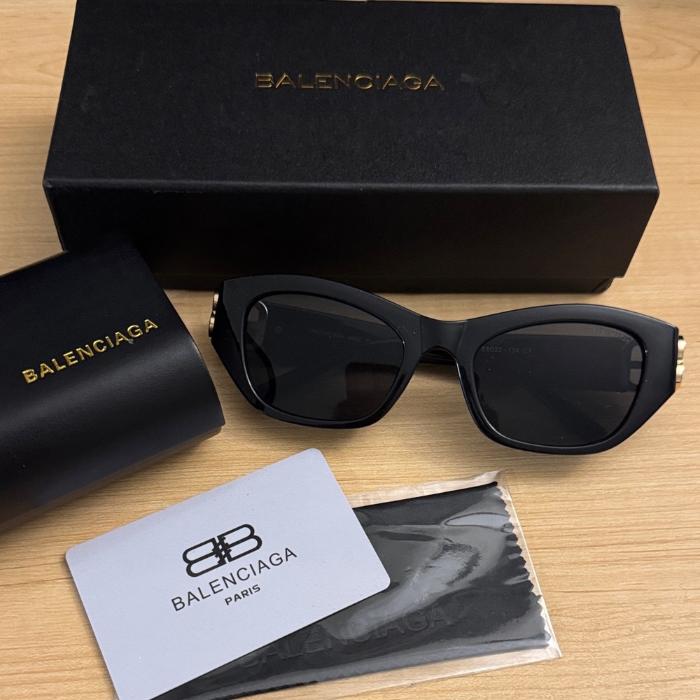 Balenciaga Black Sunglasses